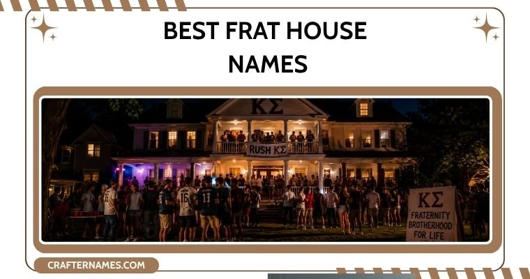 Best Frat House Names