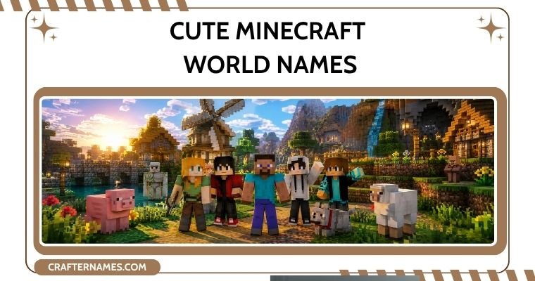 Cute Minecraft World Names