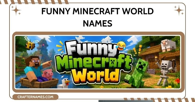 Funny Minecraft World Names