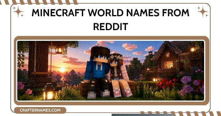 Minecraft World Names From Reddit