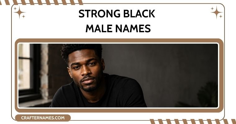 Strong Black Male Names
