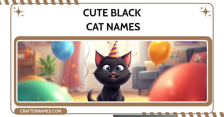 Cute Black Cat Names