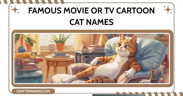 Famous Movie or TV Cartoon Cat Names