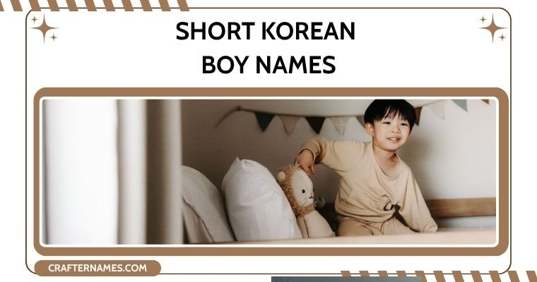 Short Korean Boy Names