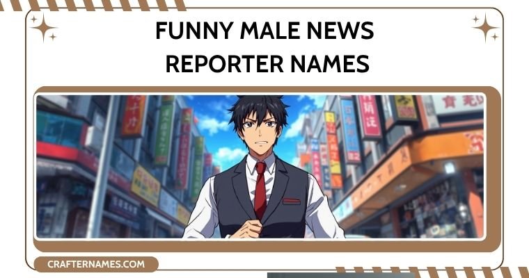 Funny Male News Reporter Names