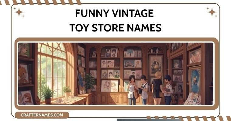 Funny Vintage Toy Store Names