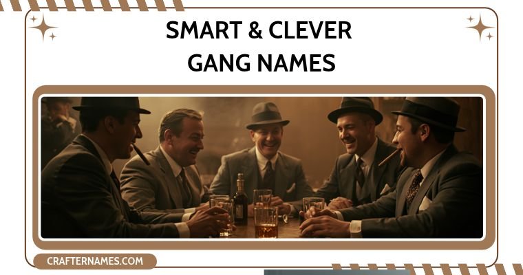 Smart & Clever Gang Names