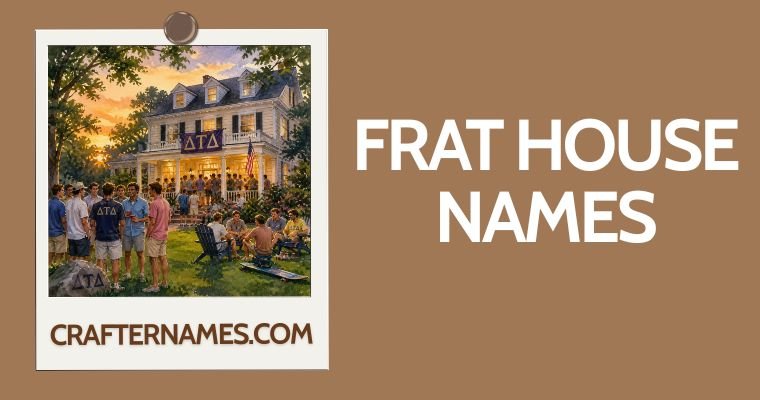 Frat House Names